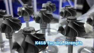 مادة شفرة عجلة توربينية: K418