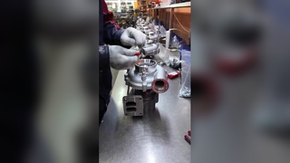 شاحن توربيني مزدوج التمرير